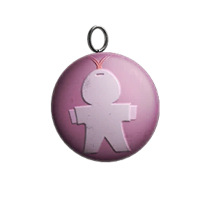 Weapon Charm: Paper Doll Badge