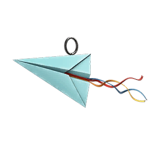 Weapon Charm: Paper Plane