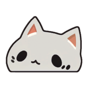Sticker: Confused Neko Face