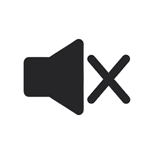 Sticker: Mute