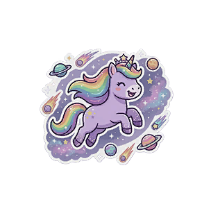 Sticker: Rainbow Trace