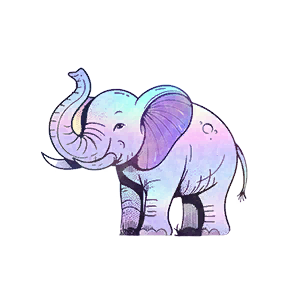 Sticker: Elephant