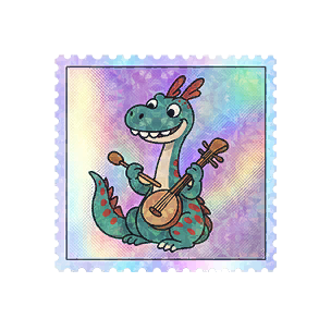 Sticker: Chefosaurus Rex Stamp