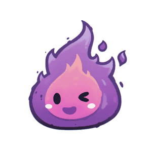 Sticker: Joyful Flamey