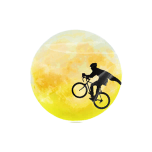 Sticker: Moon Landing