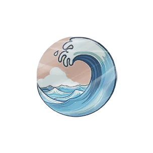 Sticker: Waves