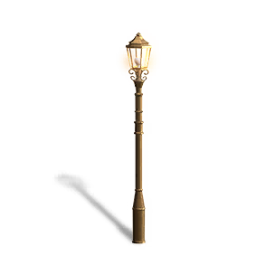 Formula: Brass Courtyard Light