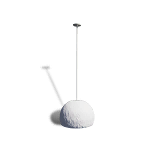 Formula: White Hanging Lampshade