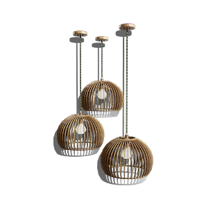 Formula: Wicker Cage Pendant Light