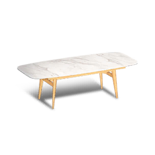 Formula: White Stone Dining Table
