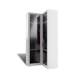Formula: White Full-Length Corner Closet