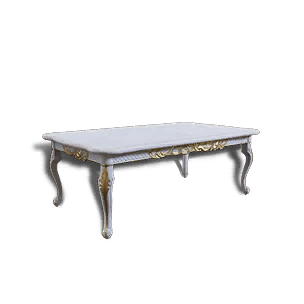 Formula: White Gilded Dining Table