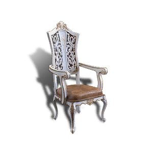 Formula: White Carved Chair