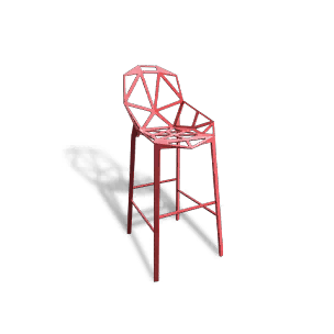 Formula: Red High Stool