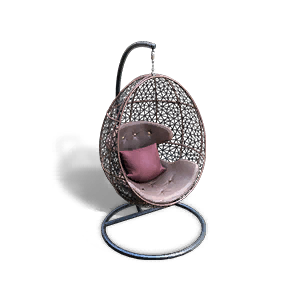 Formula: Dark Wicker Hanging Chair