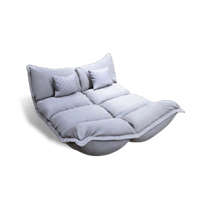 Formula: Gray Long Lazy Sofa