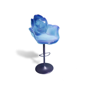 Formula: Ice Blue Bar Stool