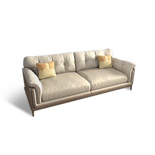 Formula: White Two-Seater Sofa