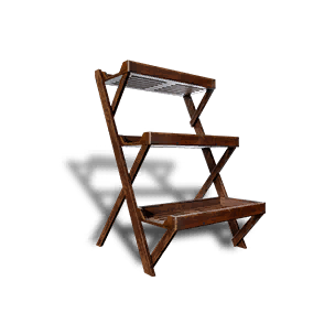 Formula: Step Wooden Shelf