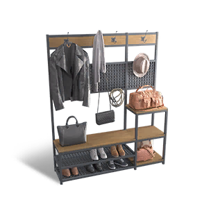 Formula: Multi-functional Entryway Shelf
