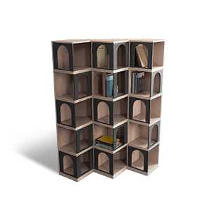 Formula: Zigzag Bookshelf