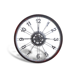 Formula: Industrial Gear Clock