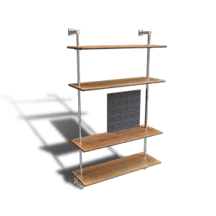 Formula: Simple Wall-Mounted Rack