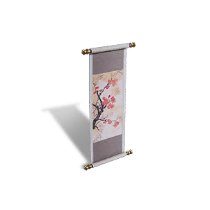 Formula: Red Plum Wall Painting