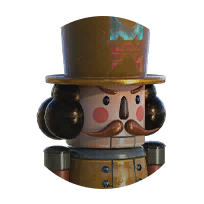 Nutcracker - Wood Yellow