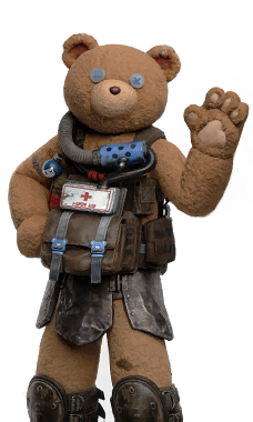 Fluffy Bear Warrior: Party Set