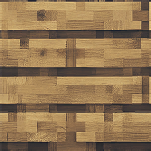 Block Dark Wood Floor
