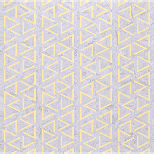 Faint Gold Zigzag Tile Floor