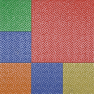 Multicolored Tiled Floor