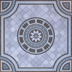 Round Mosaic Stone Brick