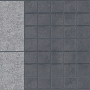 Dark Gray Checkered Floor