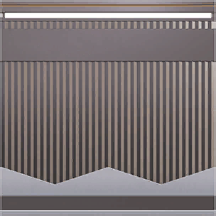 Vertical Wavy Wall Surface