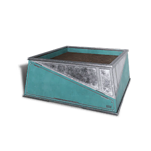 Metal Planter Box - Lake Blue