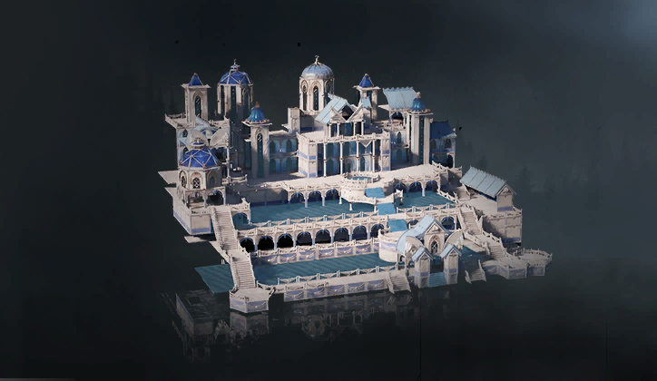 Design layout: Everlight Sea - Territory Design Blueprint in Once Human