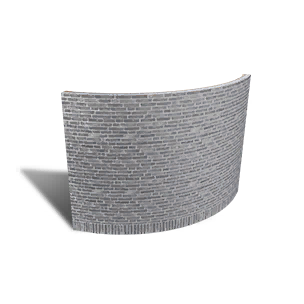 Stone Curved Wall - Facilities in Once Human