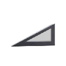 1/8 Steel Glass Left-sloping Wall