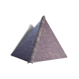 Beehive Tile Roof Corner - Misty Purple