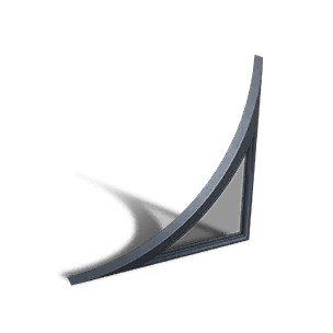 Glass Left Crescent Wall - Facility in Once Human