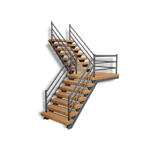 Right Steel & Wood Stairs 03 - Facilities in Once Human