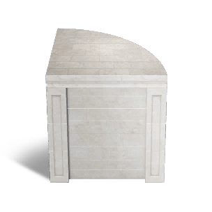 Light Blue Stone Brick Fan Foundation