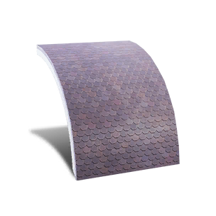 Beehive Tile Arc Roof - Misty Purple