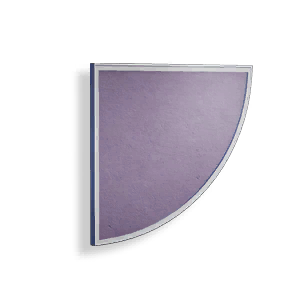 Cement Inv Right Fan Wall - Misty Purple