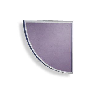 Cement Inv Left Fan Wall - Misty Purple
