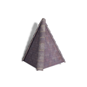 Beehive Tile Triangular Pyramid Roof - Misty Purple