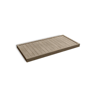 Half-Width Wood Ceiling