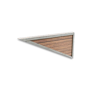 Half-Height Wood Inv Left-sloping Wall